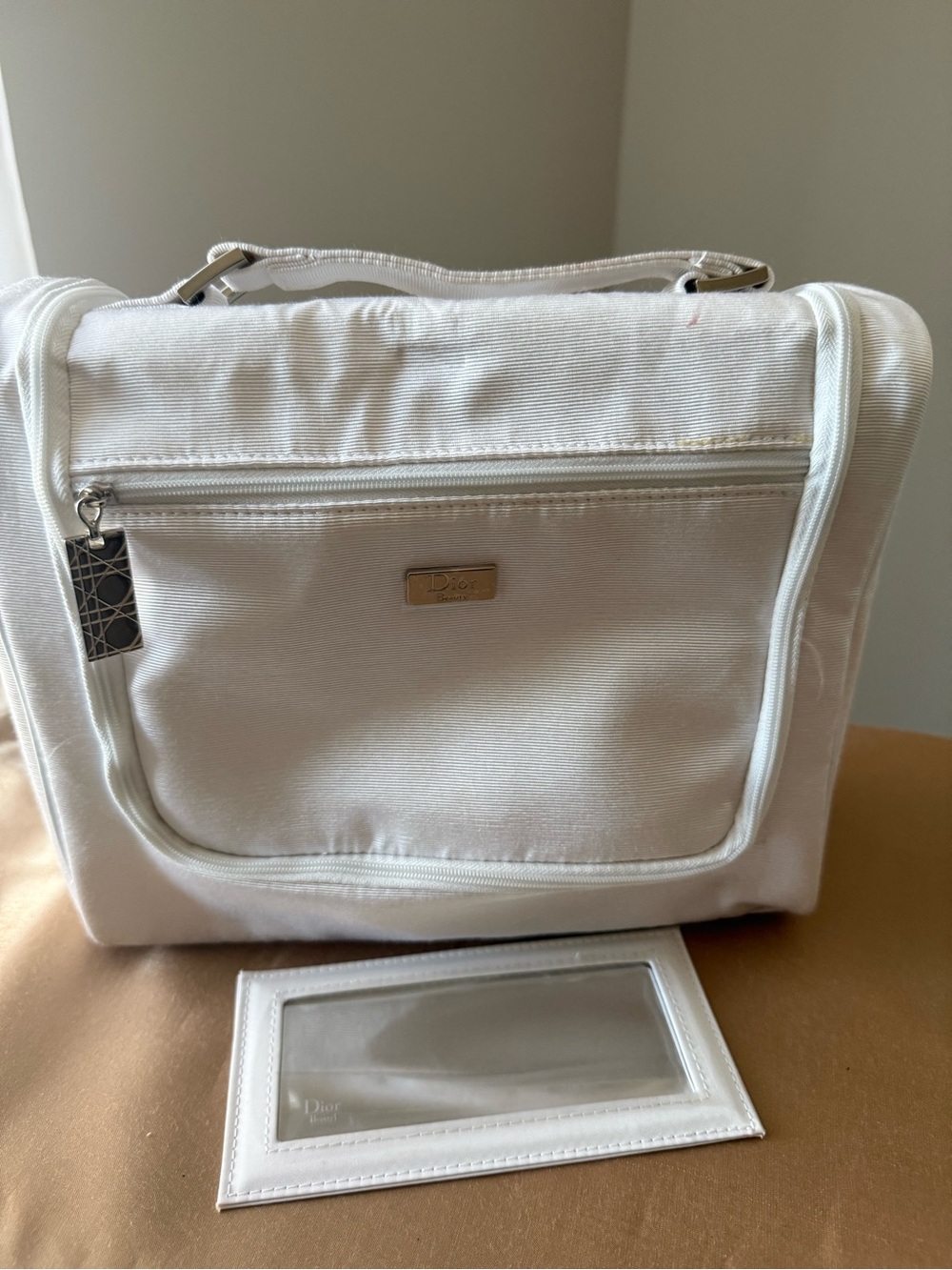 ✨ Christian Dior White Hanging Beauty Organizer Bag - Luxury ✨